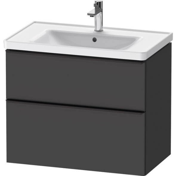 Тумба под раковину подвесная Duravit D-Neo 78,4х45,2х62,5 DE435504949, цвет графит матовый