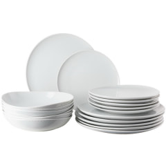 Набор посуды на 6 персон Junto White, 18 предметов