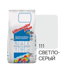 Фуга цементная UltraColor Plus N111 5 кг, цвет светло-серый