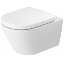 Унитаз подвесной Duravit D-Code, 54x37, 29030900212, безободковый, с сиденьем