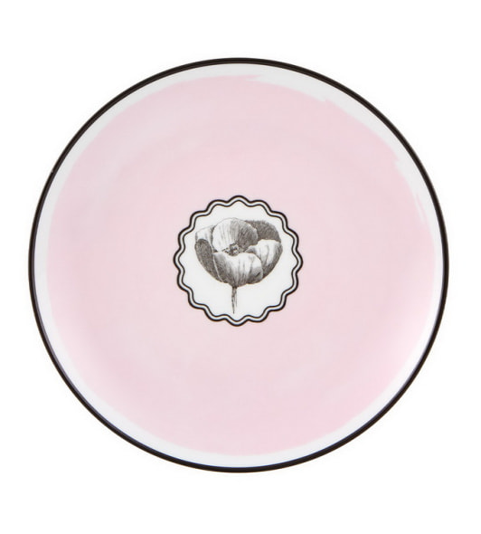 Тарелка салатная Herbariae 23 см, розовая