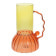 Ваза Glass Design Art 19 см, оранжевая/желтая