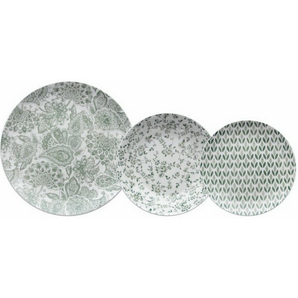 Набор посуды на 6 персон Moon Floris, 18 предметов
