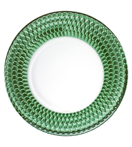 Тарелка сервировочная Boston 32 см, зеленая