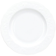 Тарелка салатная Fleur Bianco 22 см