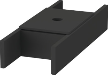 Система разделителей с крышкой для тумбы Accessories Duravit UV984500000, цвет черный бриллиант