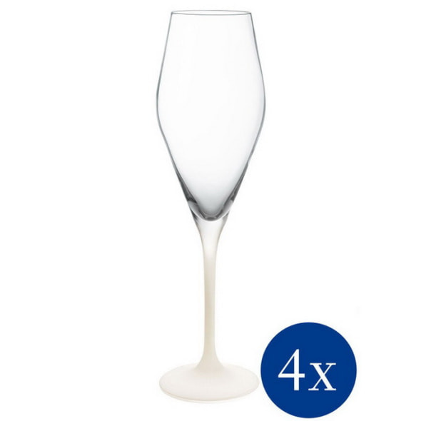 Набор бокалов для шампанского Manufacture Rock Blanc 260 мл, 4 шт