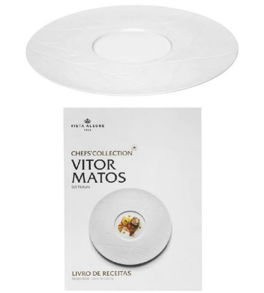 Набор блюд сервировочных Chef’s Collection 33 см, 2 шт + книга рецептов от Vitor Matos