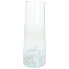 Кувшин Glass Venezia 10х26 см, розовый/голубой