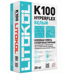 Клеевая смесь Hyperflex K100 20 кг, цвет белый