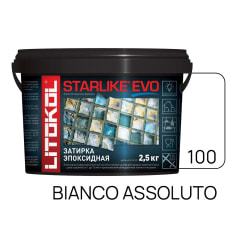 Фуга эпоксидная Starlike Evo 2.5 кг, цвет S.100 Bianco Assoluto