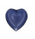Блюдо "Сердце" 20х20 см, цвет синий