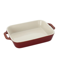 Форма для запекания прямоугольная Staub Ceramic 34x24 см, цвет медный