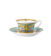 Чашка чайная с блюдцем Le Bleu 220 мл