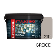 Фуга эпоксидная Starlike Evo 1 кг, цвет S.210 Greige