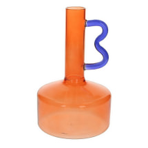 Ваза Glass Design Art 19 см, оранжевая