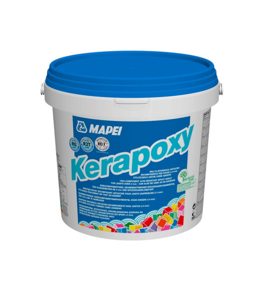 Фуга эпоксидная Kerapoxy N110 2 кг, цвет манхэттен (светло-серый)
