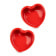 Набор форм для запекания в форме сердца Appolia 13,2х13,4 см, 2 шт 