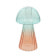 Подсвечник Glass Design Mushroom 15 см, оранжевый/синий