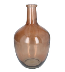 Ваза-бутылка Gisela Graham 31 см, цвет янтарный