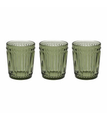 Набор стаканов  Glass Dorico 300 мл, 3 шт, цвет зеленый